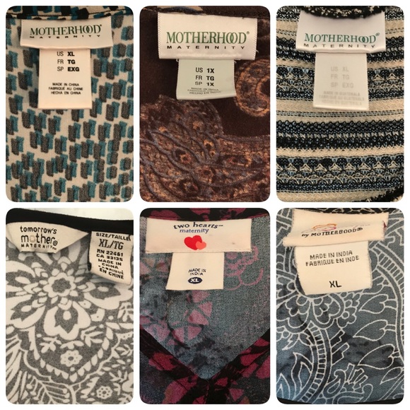 XL Maternity Tops Lot - Picture 2 of 2